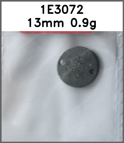 标牌_镂空_狮子头_两孔_圆形图片