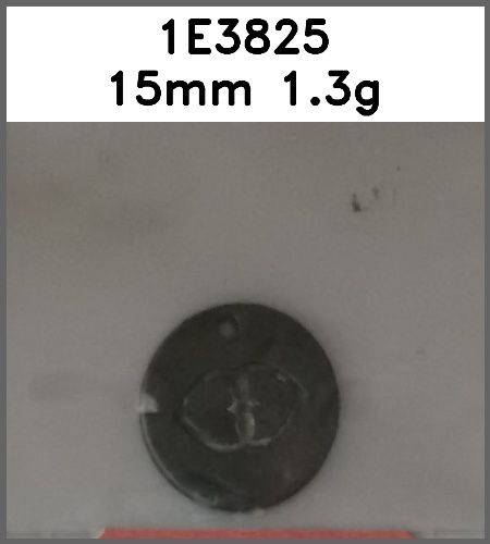 标牌_刻花_单孔_圆形图片