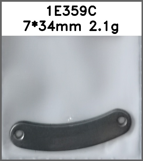 标牌_圆弧_光面_两孔图片