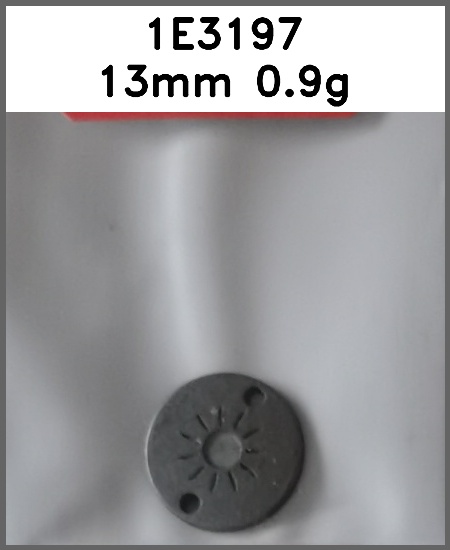 标牌_太阳花_两孔_圆形图片