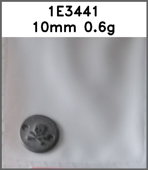 标牌_骷髅_鬼头_两孔_圆形_凸字图片