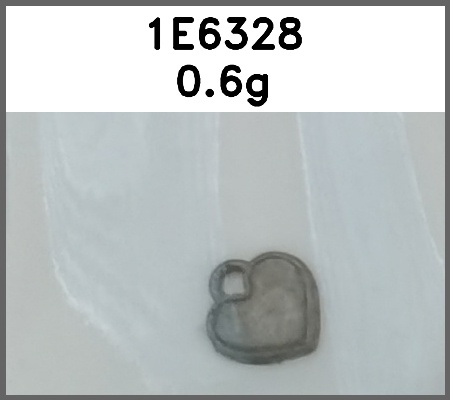 挂件_心形_滴塑_单孔图片