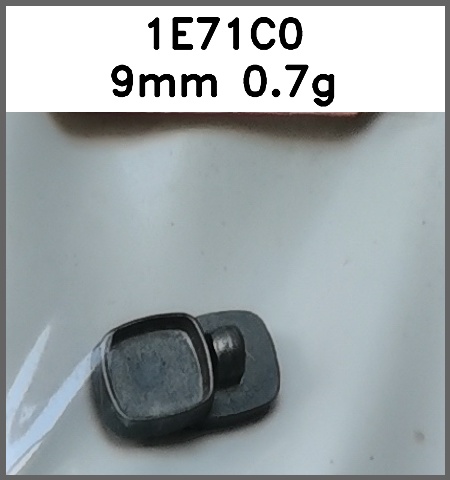 蘑菇扣_O脚_方形_滴塑_粘钻图片