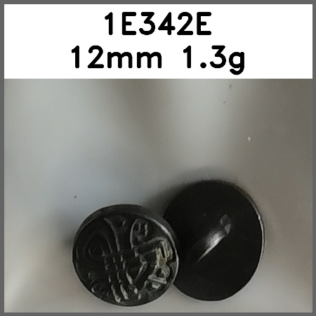 蘑菇扣_O脚_微凸面_刻花图片